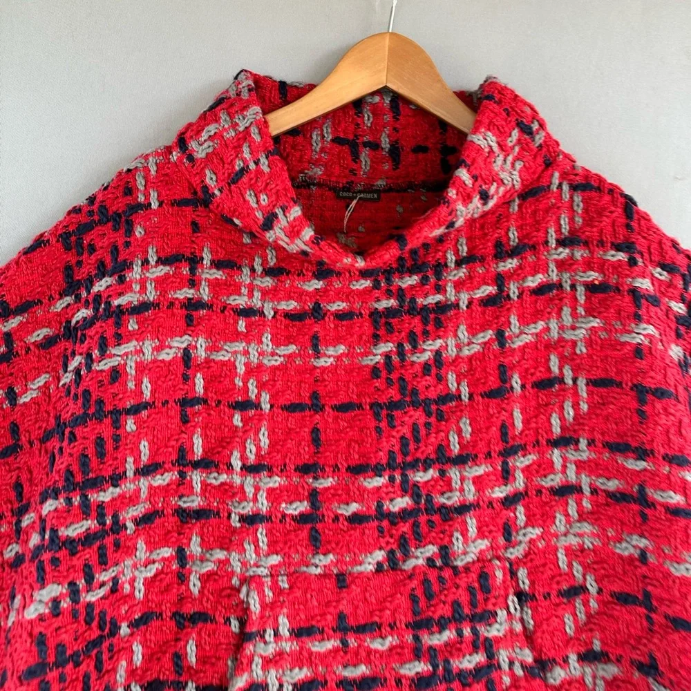 🎉 Coco carmen poncho cover up one size S,M,L - Picture 4 of 7